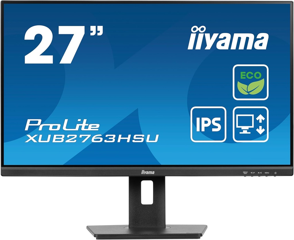 iiyama Prolite XUB2763HSU-B1 68,6cm 27" IPS LED-Monitor Full-HD 100Hz